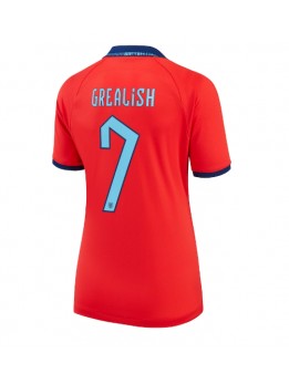 Billige England Jack Grealish #7 Bortedrakt Dame VM 2022 Kortermet